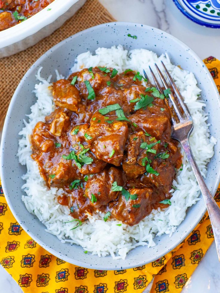 Beef stew & Rice
